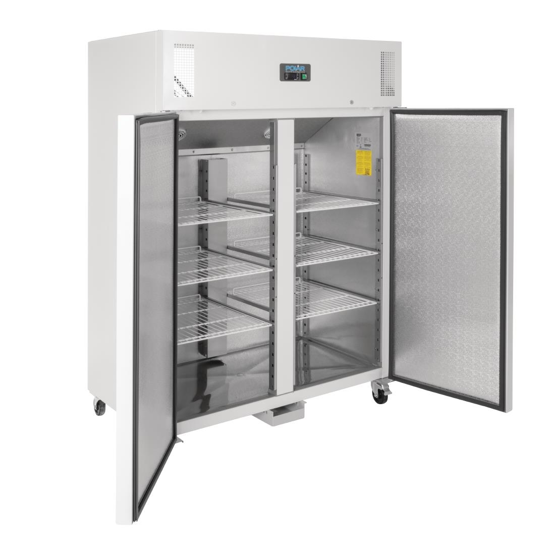 Polar G-Series Upright Double Door Freezer White - 1200Ltr - Image 13