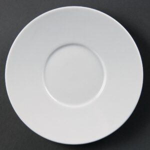 "Olympia Whiteware Saucer (Fits CD735) - 148mm 5 4/5"" (Box 12)"