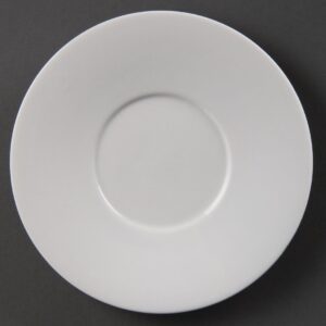 "Olympia Whiteware Saucer (Fits CE536) - 150mm 5 9/10"" (Box 12)"