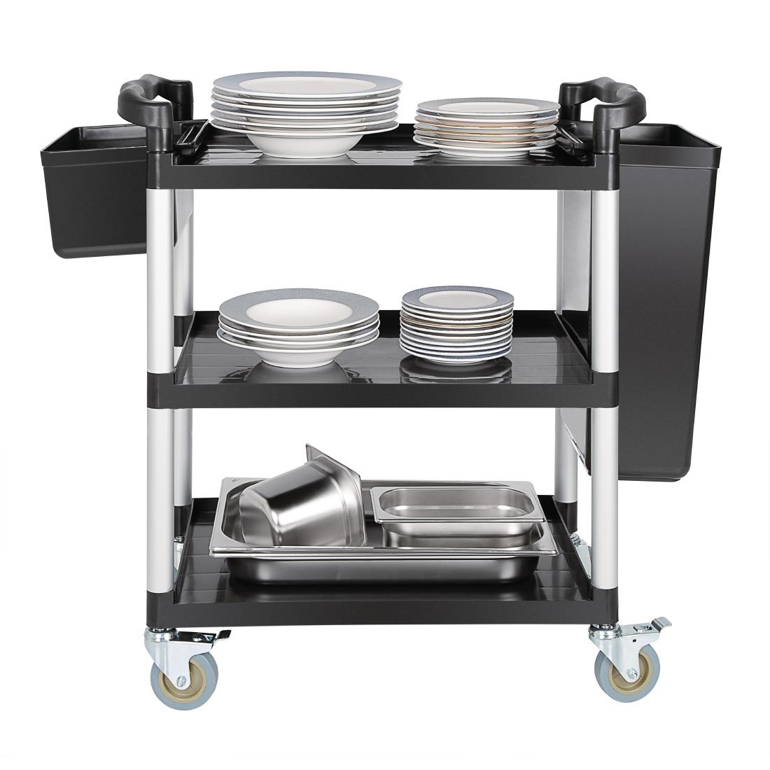 Vogue Polypropylene Mobile Trolley - Small - Image 4
