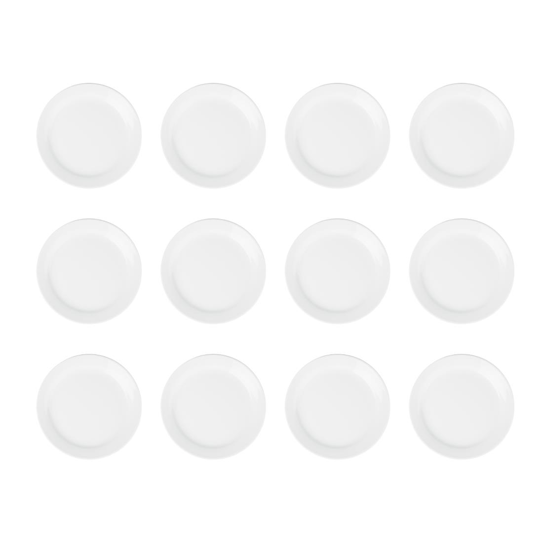 "EDLP Olympia Athena Narrow Rimmed Plate - 165mm 6 1/2"" (Box 12)" - Image 19
