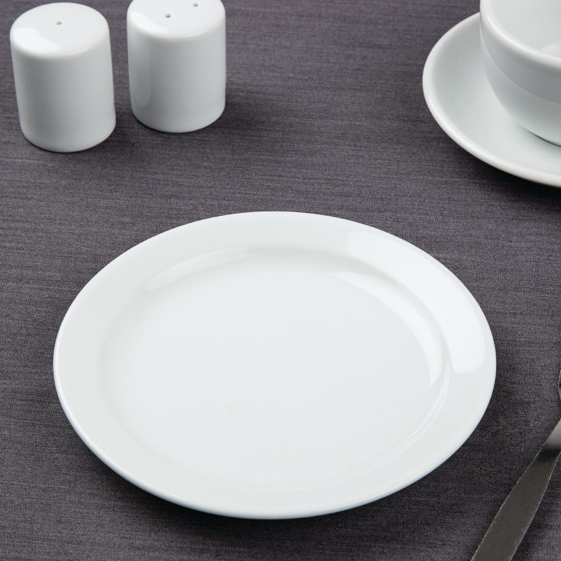 "EDLP Olympia Athena Narrow Rimmed Plate - 165mm 6 1/2"" (Box 12)" - Image 10