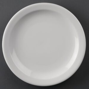 "EDLP Olympia Athena Narrow Rimmed Plate - 200mm 8"" (Box 12)"