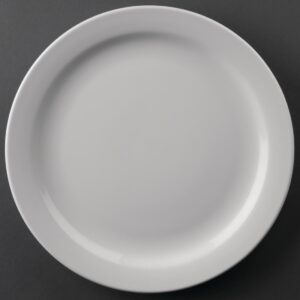 "EDLP Olympia Athena Narrow Rimmed Plate - 230mm 9"" (Box 12)"