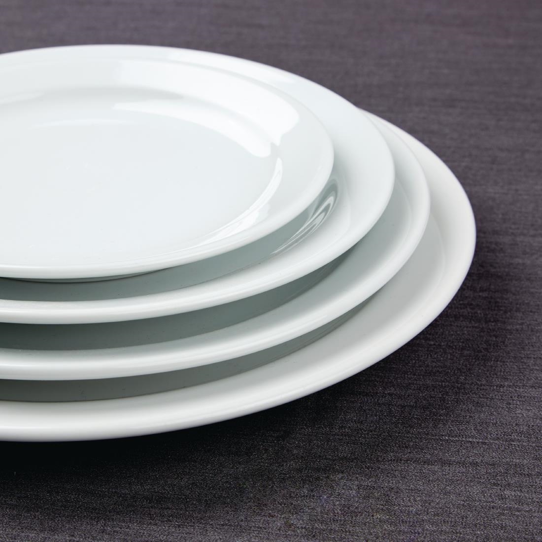 "EDLP Olympia Athena Narrow Rimmed Plate - 284mm 11"" (Box 6)" - Image 7