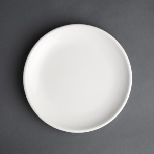 "Olympia Cafe Coupe Plate White - 205mm 8"" (Box 12)"