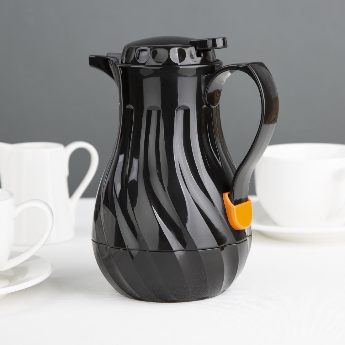 Olympia Insulated Swirl Jug Black - 0.5Ltr 16.9fl oz - Image 3