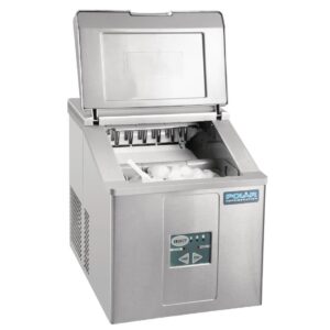 Polar C-Series Countertop Ice Machine 15kg Output - Stainless Steel