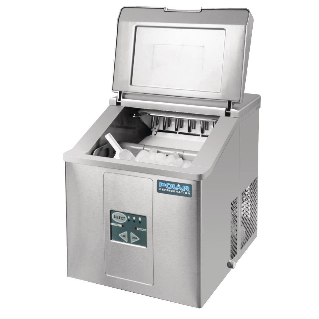 Polar C-Series Countertop Ice Machine 15kg Output - Stainless Steel - Image 3