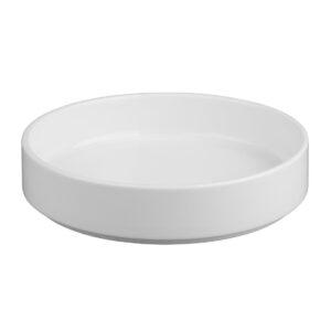 "Olympia Whiteware Flat Walled Bowl - 215mm 8 1/2"" (Box 4)"