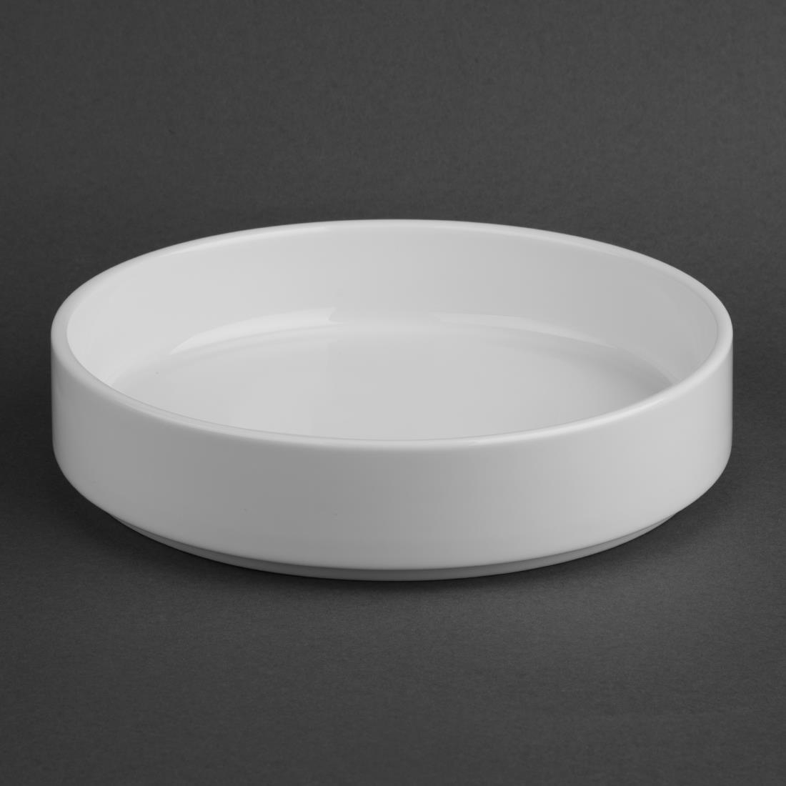 "Olympia Whiteware Flat Walled Bowl - 215mm 8 1/2"" (Box 4)" - Image 2