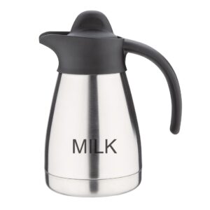 "Olympia Vacuum Jug Etched ""Milk"" with Screwtop - 0.5Ltr "