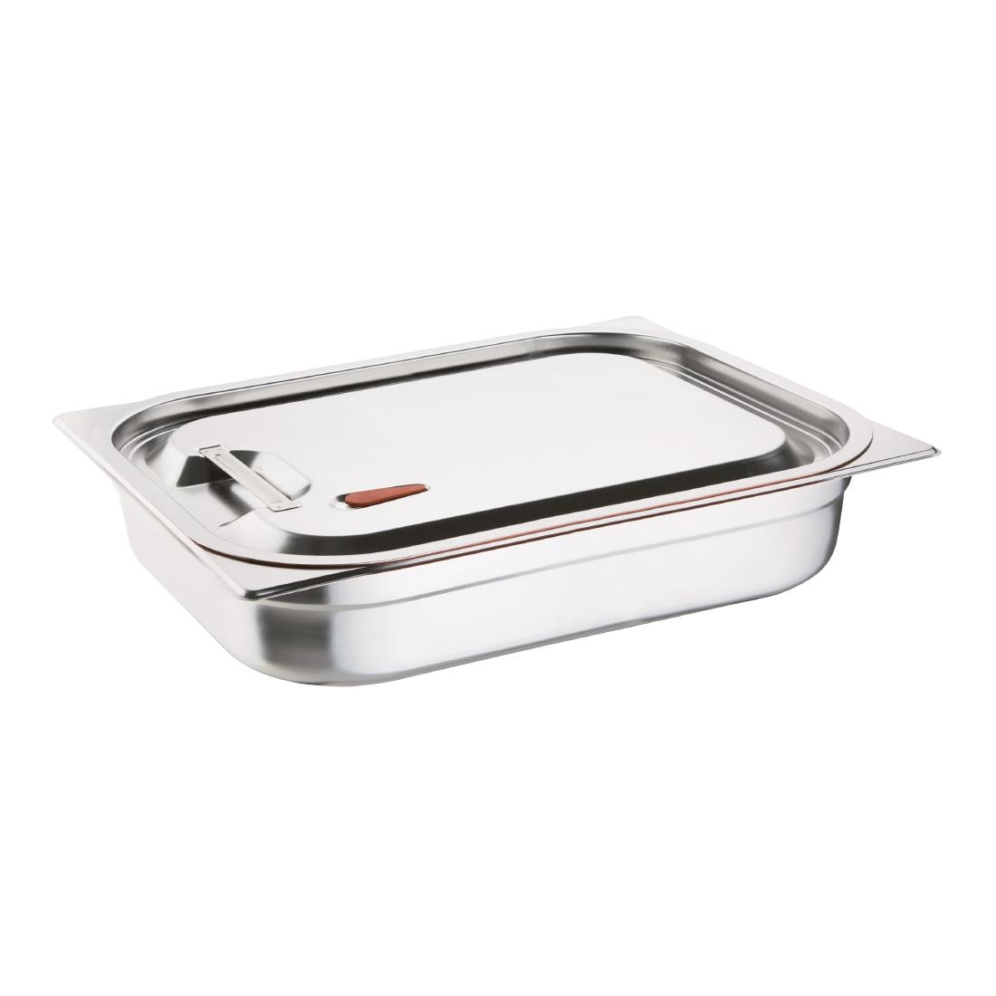 Vogue Sealable Lid St/St - GN 1/1 - Image 2