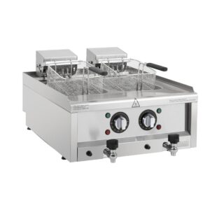 Buffalo 600 Series Double Electric Fryer - 8Ltr & 8Ltr