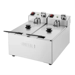 Buffalo Double Electric Fryer - 3Ltr