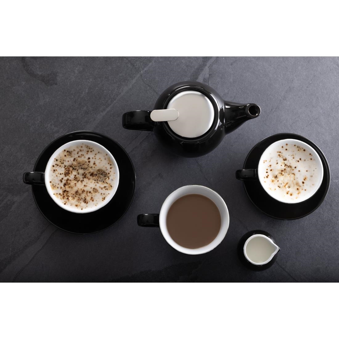 Olympia Cafe Milk Jug Black - 70ml 2.36fl oz (Box 6) - Image 11