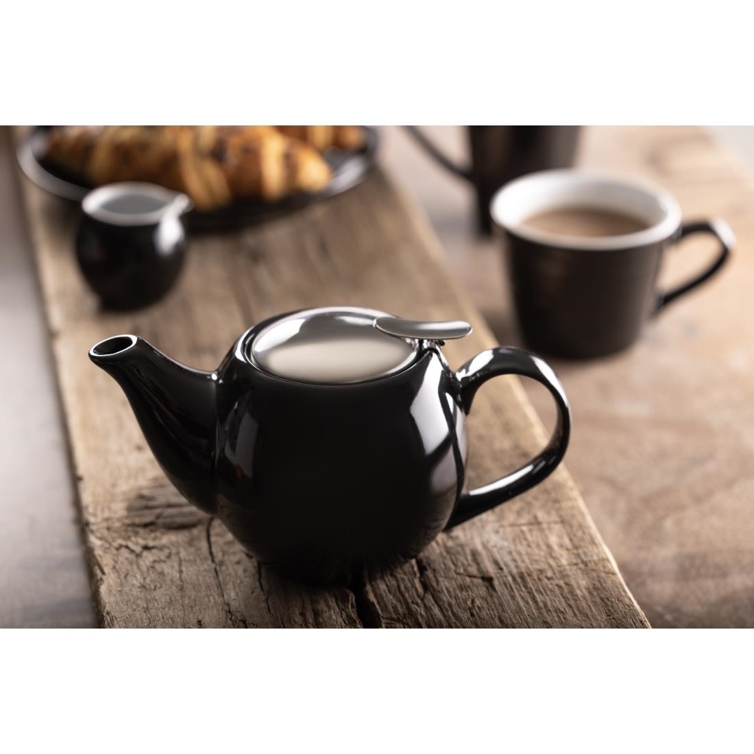 Olympia Cafe Milk Jug Black - 70ml 2.36fl oz (Box 6) - Image 15