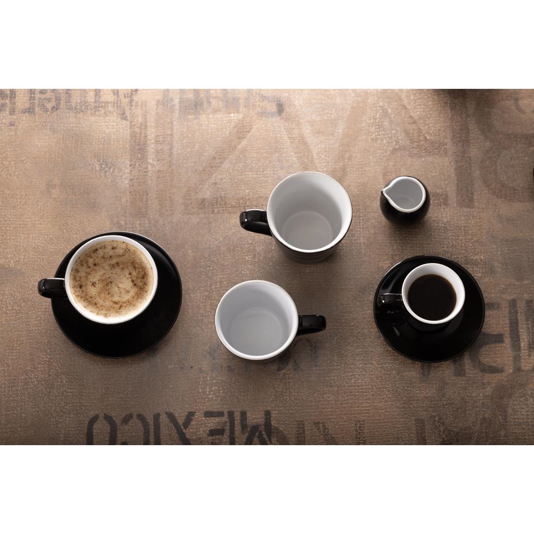 Olympia Cafe Latte Cup Black - 340ml 11.5fl oz (Box 12) - Image 8