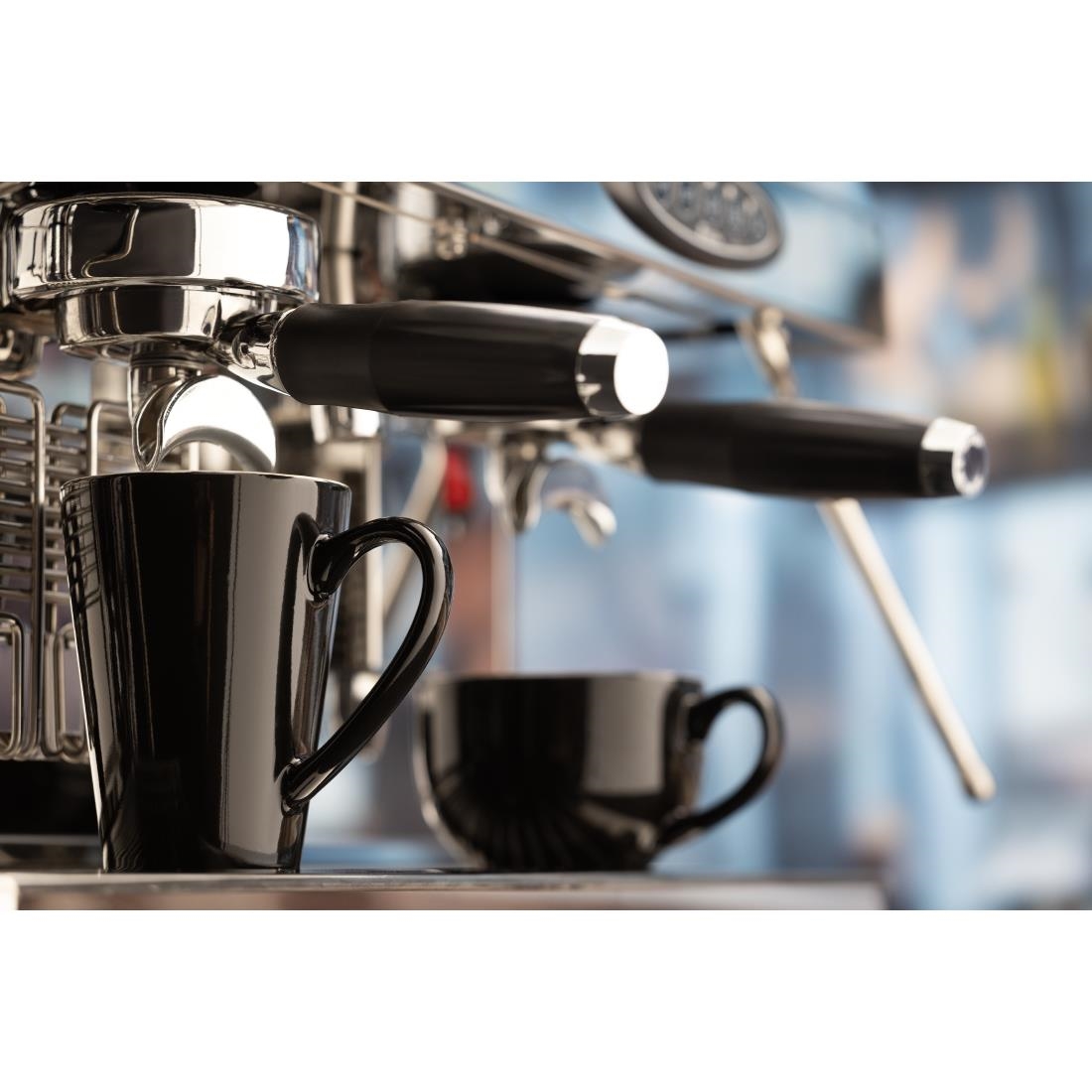 Olympia Cafe Latte Cup Black - 340ml 11.5fl oz (Box 12) - Image 10