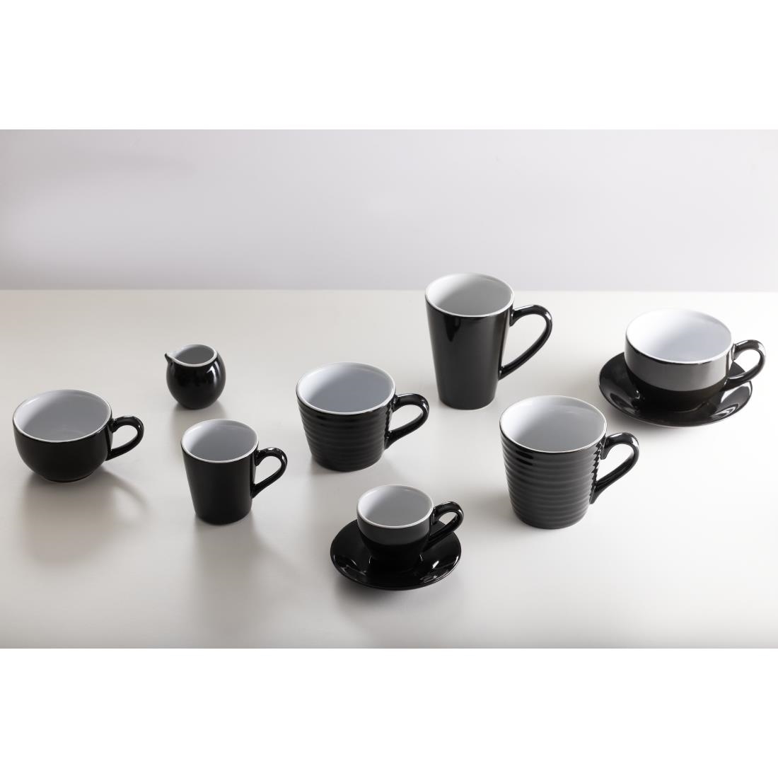 Olympia Cafe Aroma Mug Black - 340ml 11.5fl oz (Box 6) - Image 7