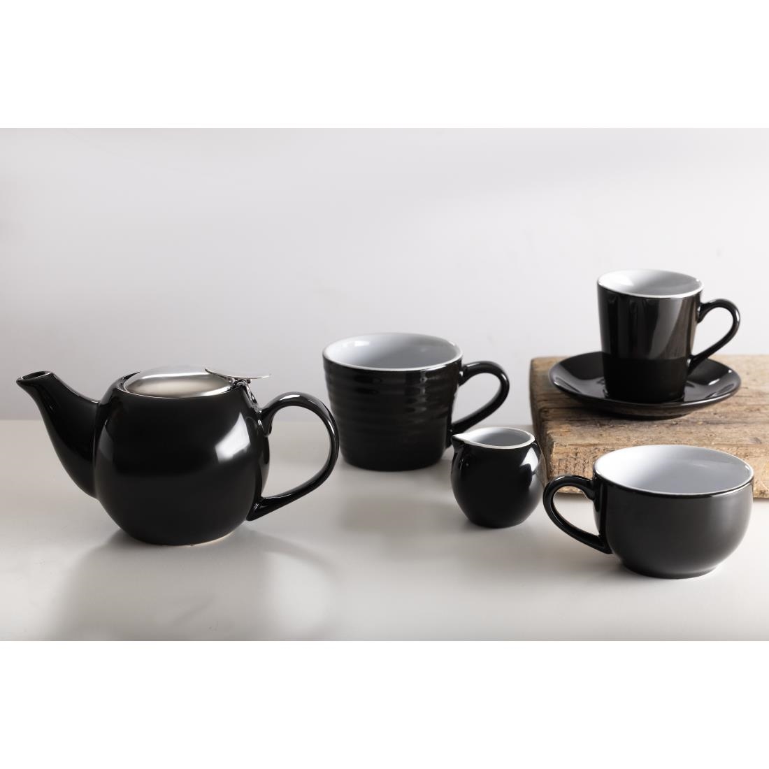 Olympia Cafe Aroma Mug Black - 340ml 11.5fl oz (Box 6) - Image 8