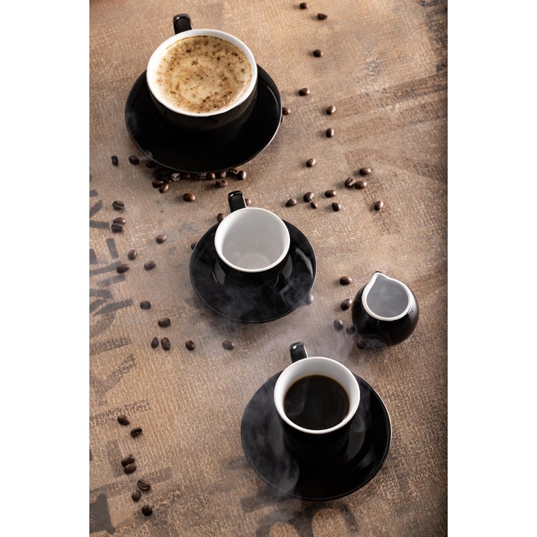 "Olympia Cafe Flat White Saucer Black (Fits CU961) - 135mm 5 3/10"" (Box 12)" - Image 17