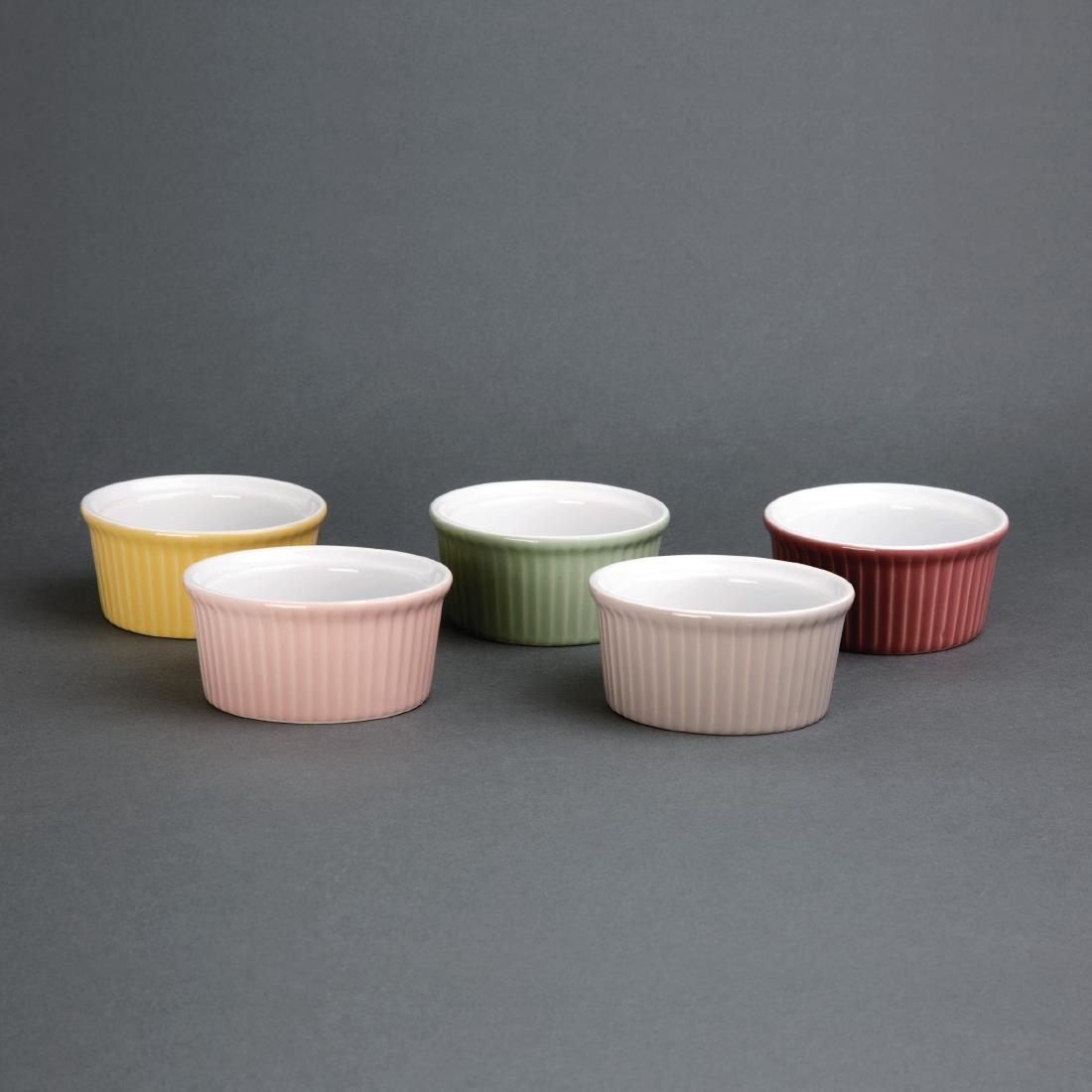 Olympia Pastel Ramekin Red - 70ml 2.36fl oz (Box 12) - Image 4