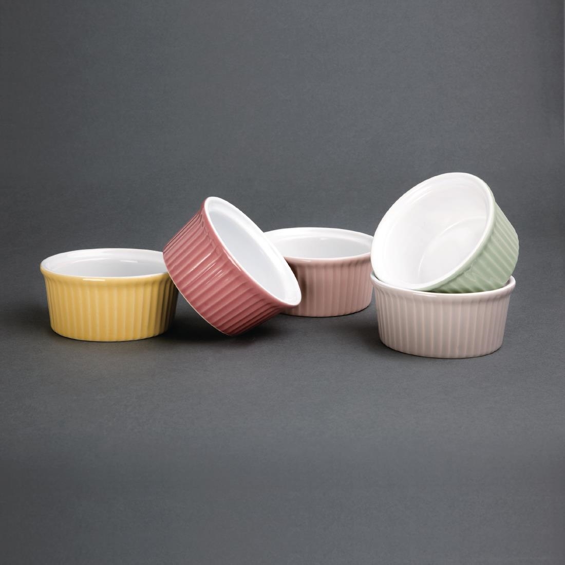 Olympia Pastel Ramekin Red - 70ml 2.36fl oz (Box 12) - Image 6