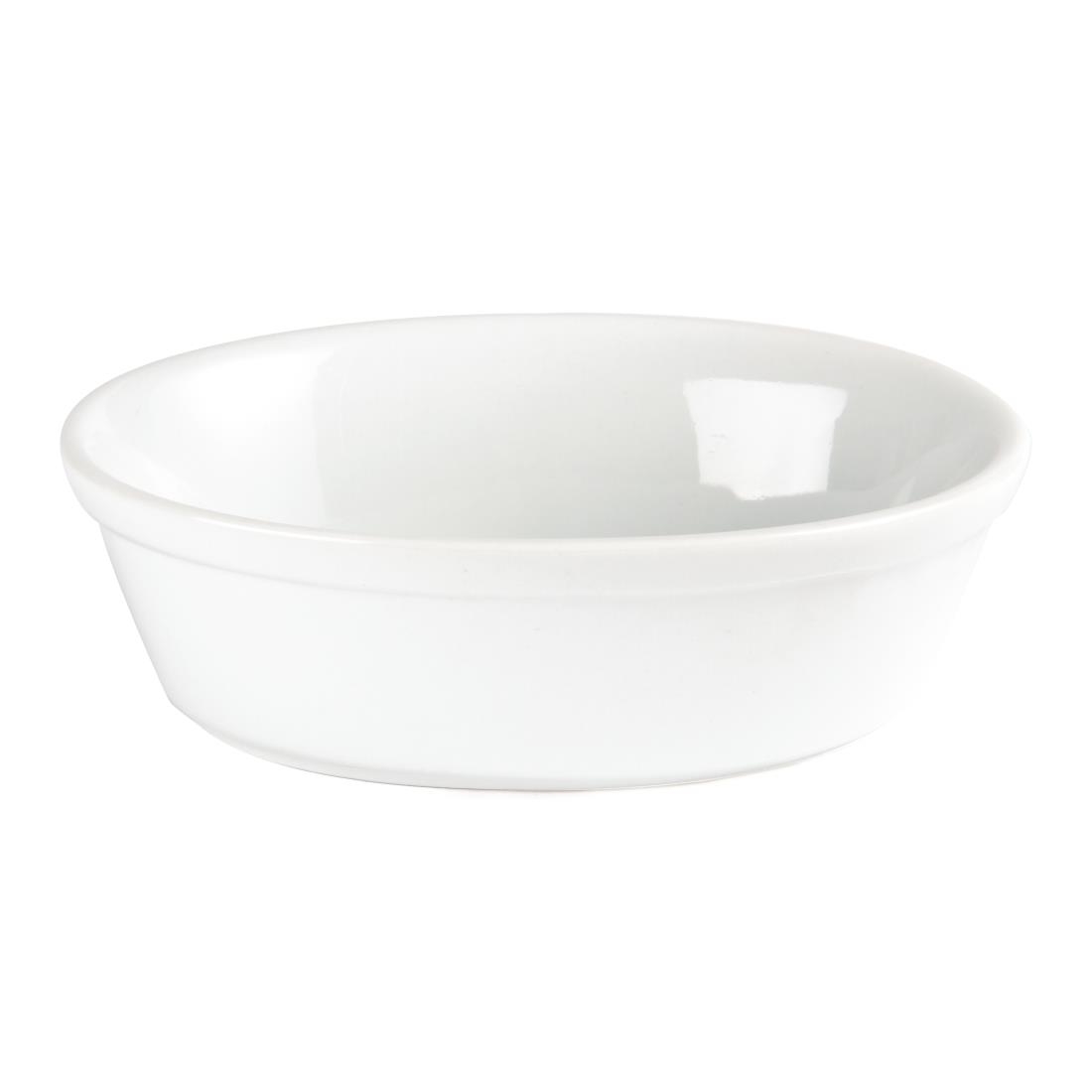 Olympia Whiteware Oval Pie Bowl - 52x161x116mm (Box 6) - Image 9