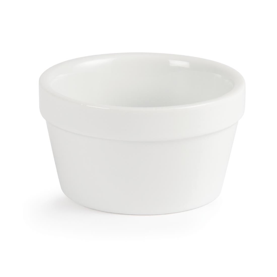 Olympia Whiteware Ramekin White - 95mm (Box 6) - Image 3