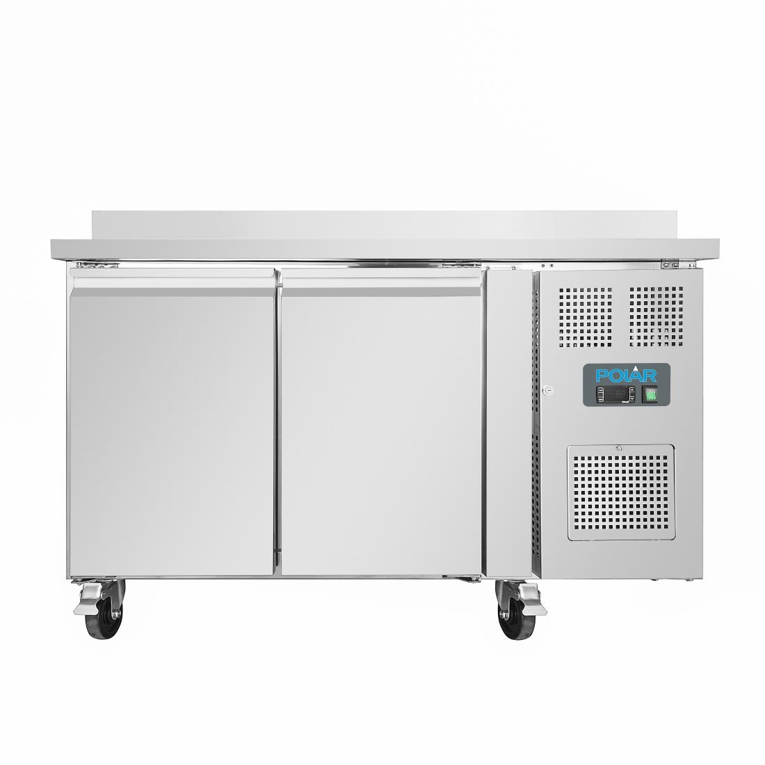 Polar U-Series Double Door Counter Freezer with Upstand - 282Ltr - Image 5