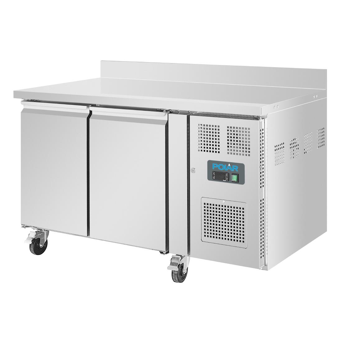 Polar U-Series Double Door Counter Freezer with Upstand - 282Ltr - Image 6