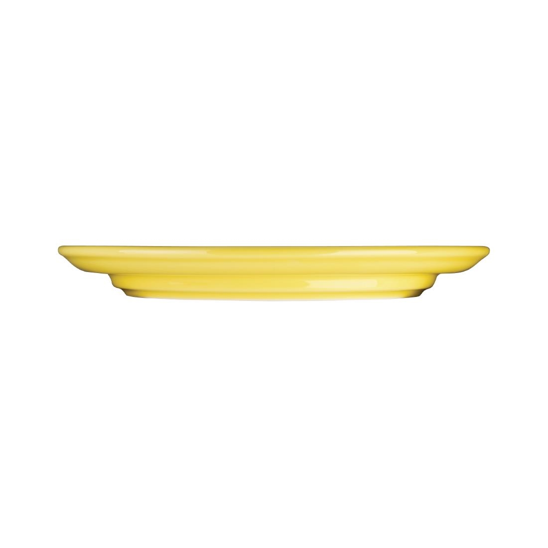 "Olympia Heritage Yellow Raised Rim Plate - 200mm 8"" (Box 4)" - Image 3