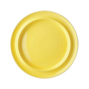 "Olympia Heritage Yellow Raised Rim Plate - 254mm 10"" (Box 4)"