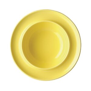 Olympia Heritage Yellow Raised Rim Bowl - 200mm (Box 4)