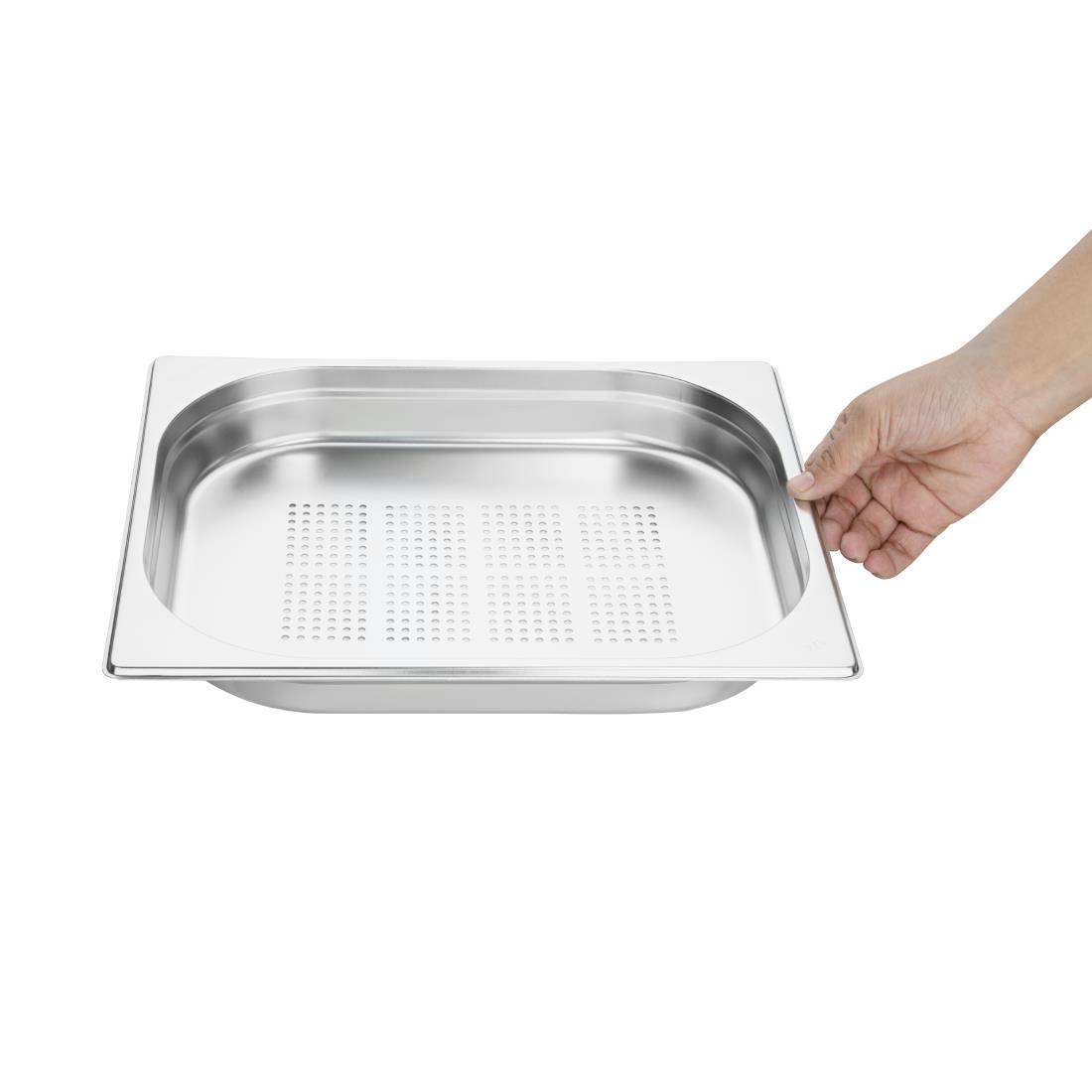 Vogue Perforated St/St - GN 1/2 40mm - Image 2