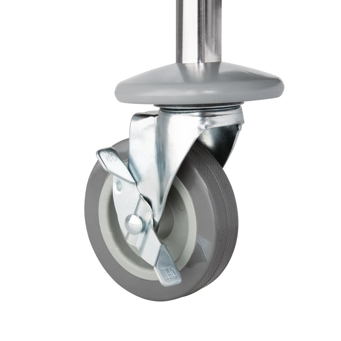 Vogue Stainless Steel 2 Tier Clearing Trolley - Small - Image 5