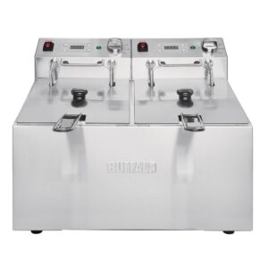 Buffalo Double Fryer with timer - 2x5Ltr 2x2.8kW