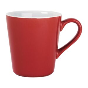 Olympia Cafe Flat White Cup Red - 170ml 5.74fl oz (Box 12)