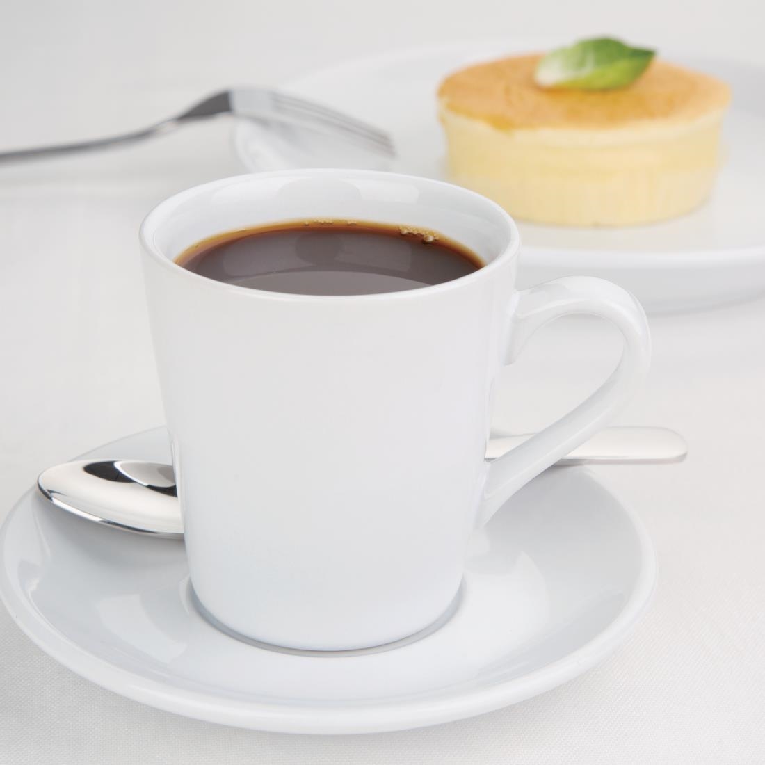 Olympia Cafe Flat White Cup White - 170ml 5.74fl oz (Box 12) - Image 2
