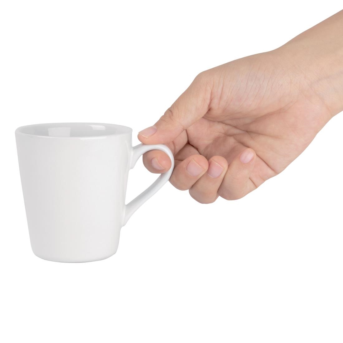 Olympia Cafe Flat White Cup White - 170ml 5.74fl oz (Box 12) - Image 3