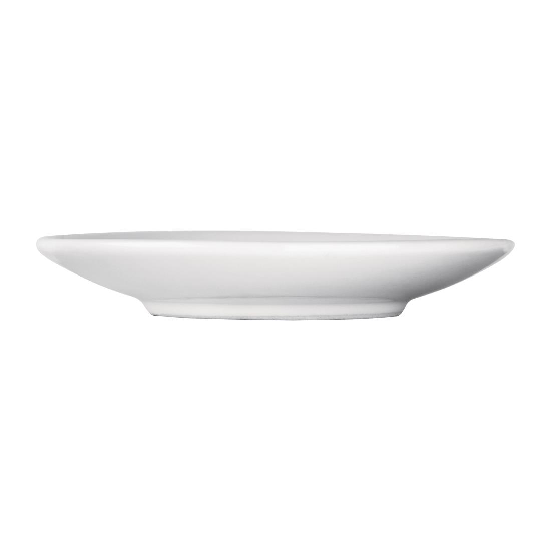 "Olympia Cafe Flat White Saucer White (Fits FF991) - 131mm 5 1/8"" (Box 12)" - Image 2