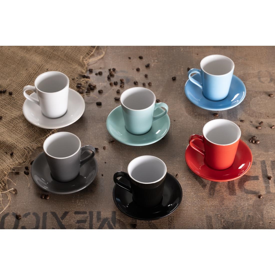 "Olympia Cafe Flat White Saucer White (Fits FF991) - 131mm 5 1/8"" (Box 12)" - Image 10