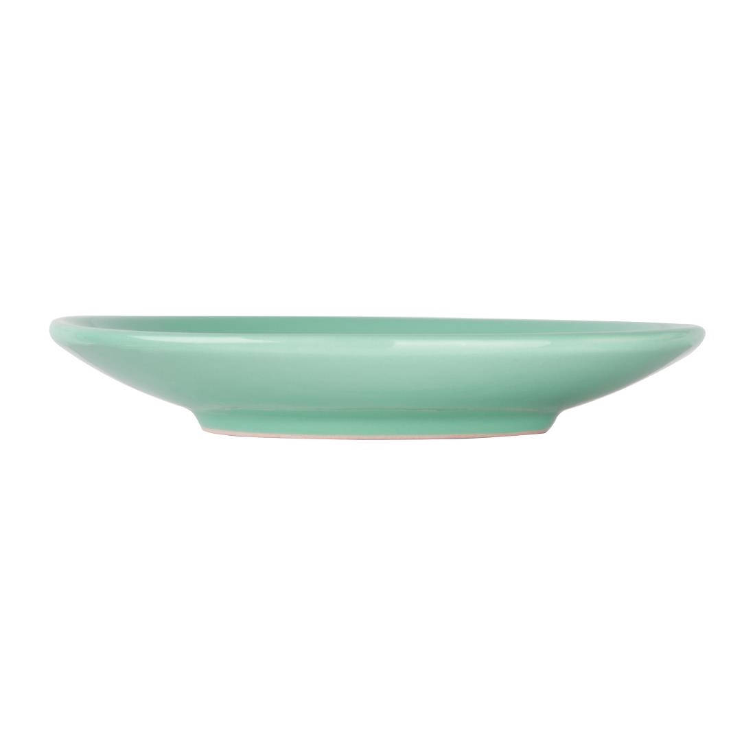 "Olympia Cafe Flat White Saucer Aqua (Fits FF993) - 131mm 5 1/8"" (Box 12)" - Image 2