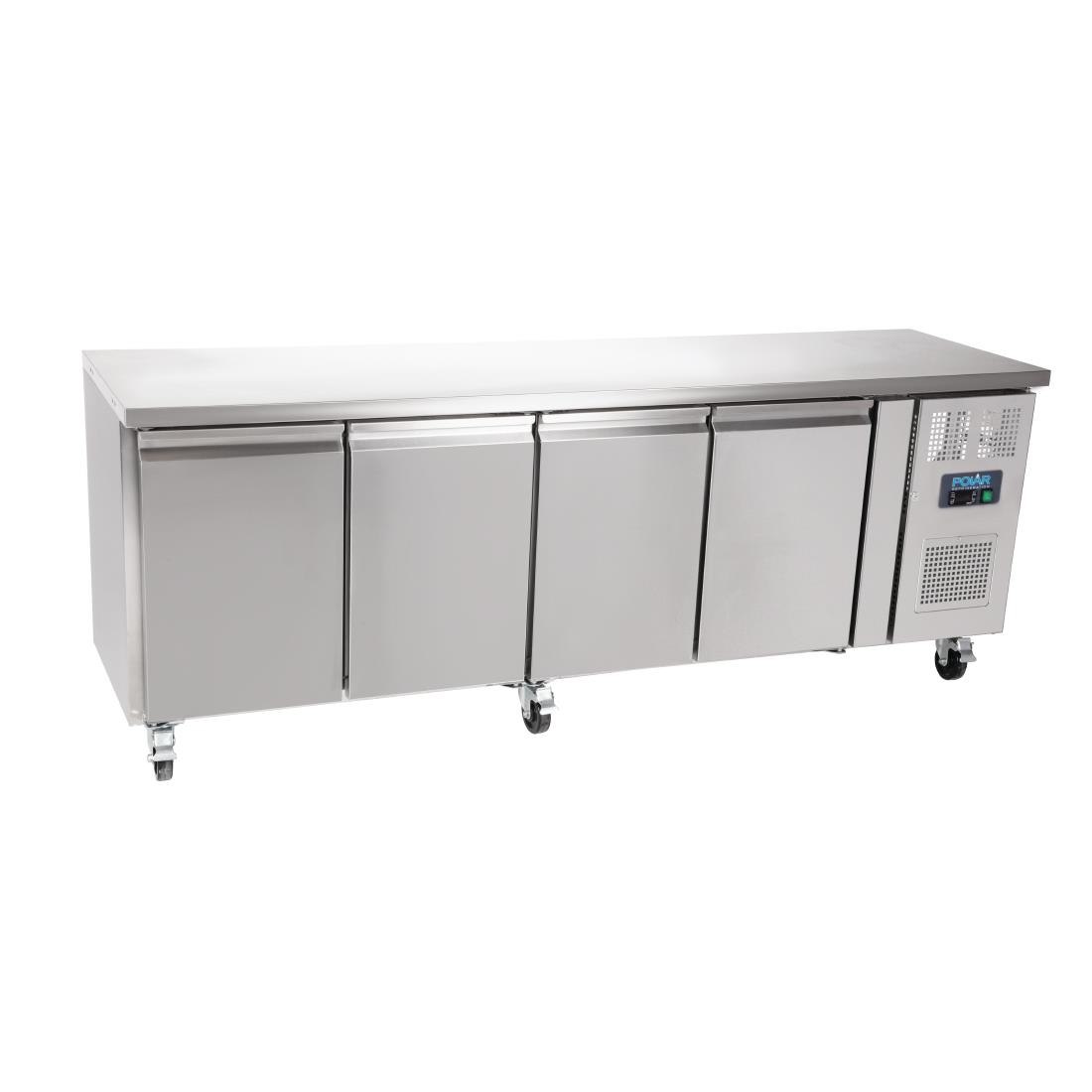 Polar U-Series Four Door Counter Fridge - 449Ltr - Image 2