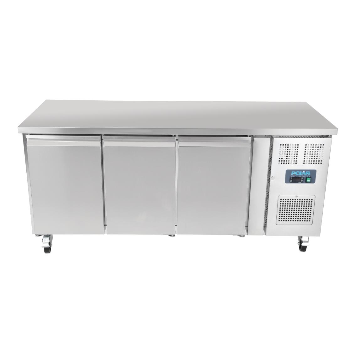 Polar U-Series Triple Door Counter Fridge - 417Ltr - Image 13