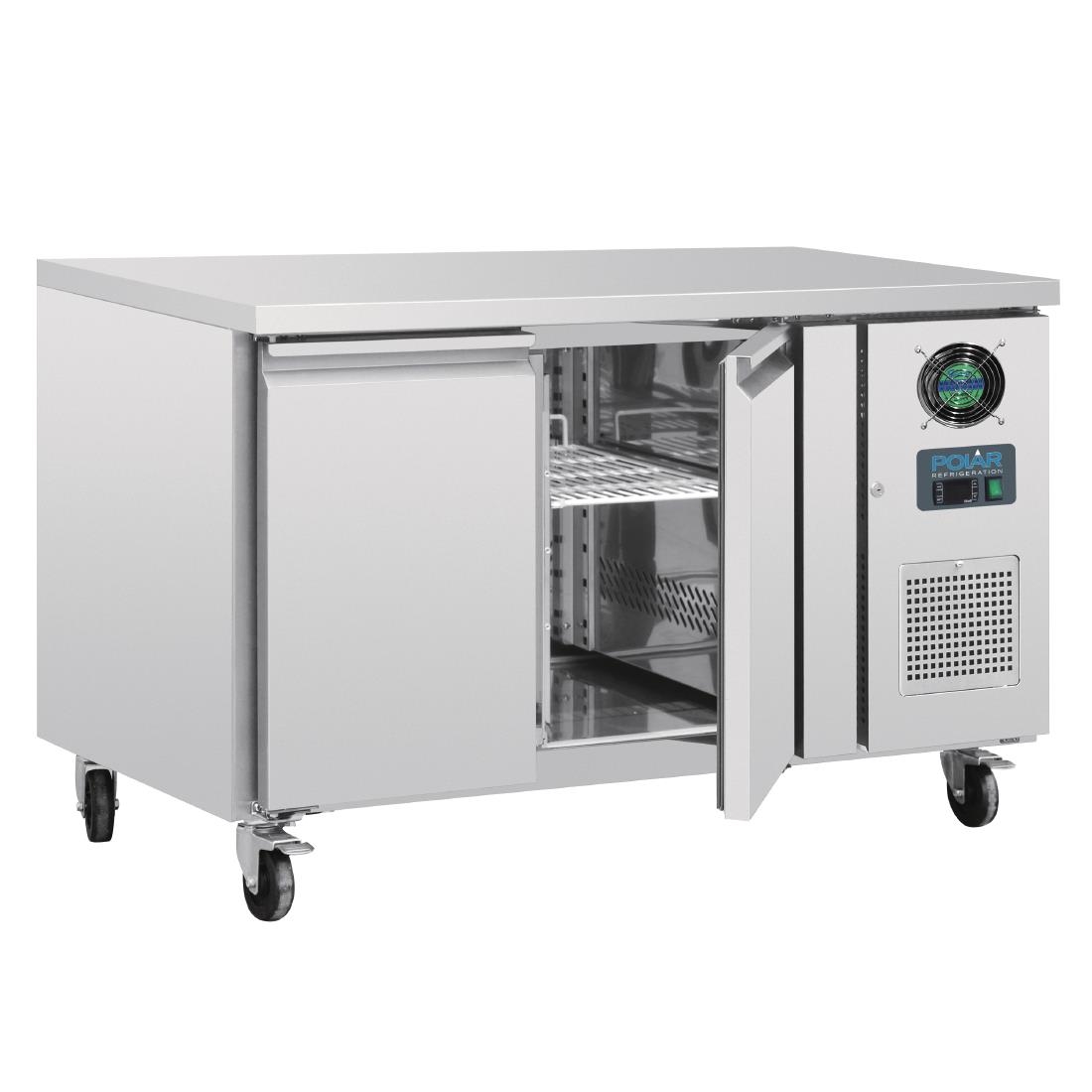 Polar U-Series Double Door Counter Freezer - 282Ltr - Image 2