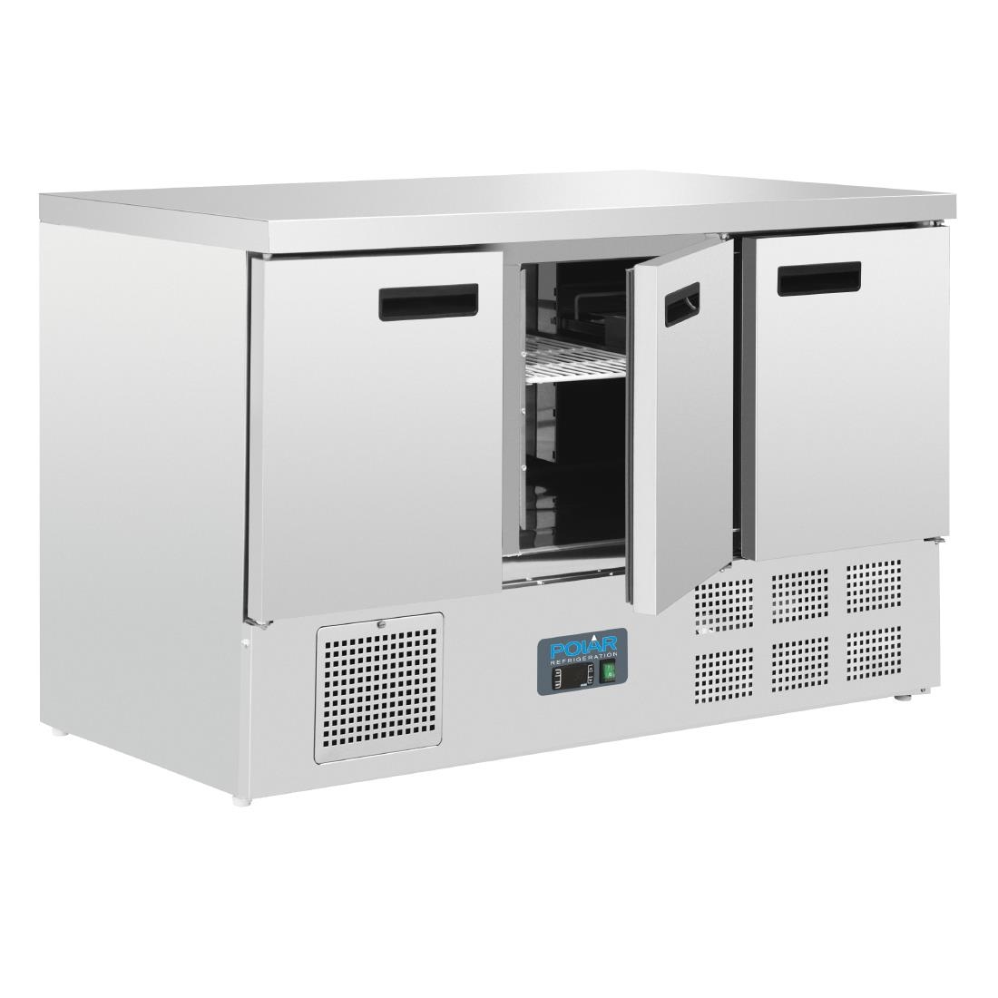 Polar G-Series Triple Door Counter Fridge - 368Ltr - Image 3