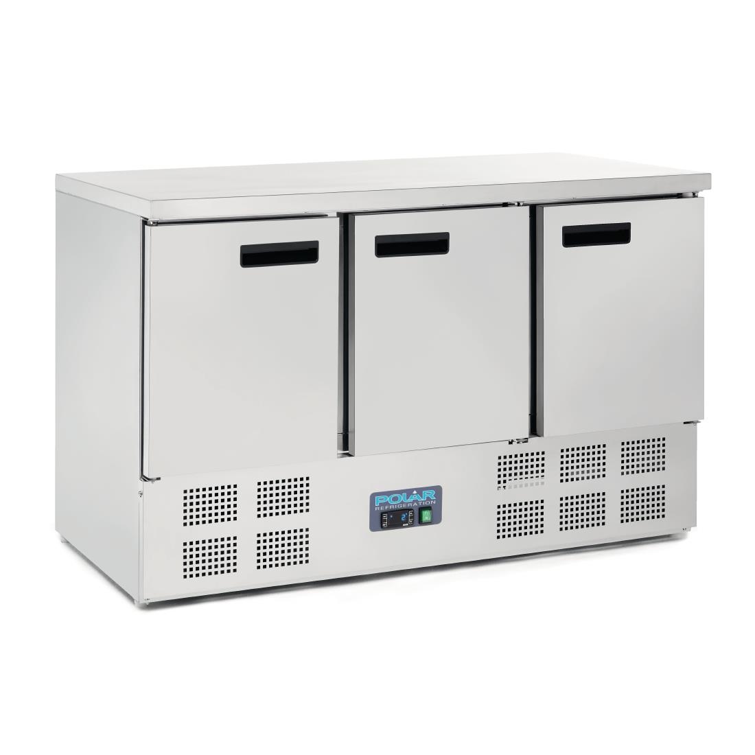 Polar G-Series Triple Door Counter Fridge - 368Ltr - Image 8