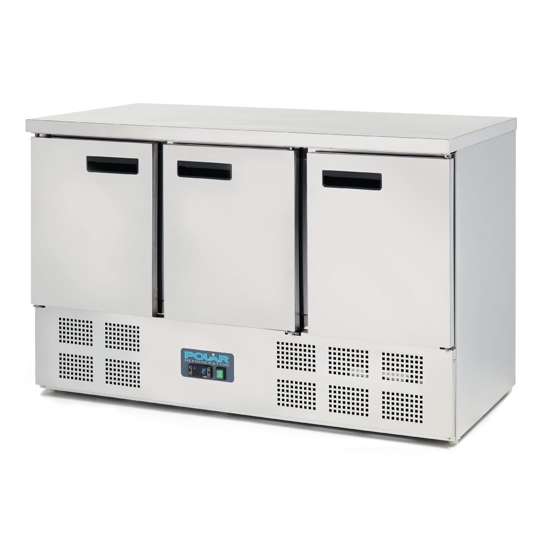 Polar G-Series Triple Door Counter Fridge - 368Ltr - Image 9